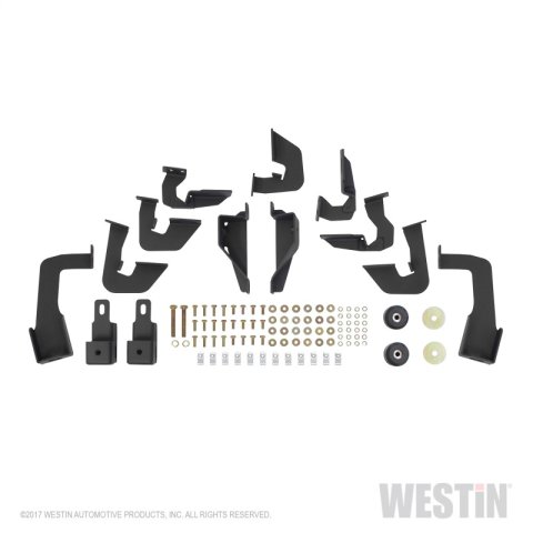 Westin 07-18 Chevrolet Silverado 1500 CC 5.5ft Bed HDX Drop W2W Nerf Step Bars - Tex. Blk thumbnail 8