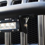 Westin 07-18 Jeep Wrangler JK / 18-22 Jeep Wrangler JL WJ2 LED Brackets - Tex. Blk thumbnail 2