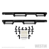 Westin 07-18 Jeep Wrangler JKU 4dr. HDX Stainless Drop Nerf Step Bars - Tex. Blk thumbnail 8