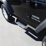 Westin 07-18 Jeep Wrangler JK 2dr. HDX Stainless Drop Nerf Step Bars - Tex. Blk thumbnail 3