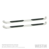 Westin 19-22 Chevrolet Silverado 1500 DC Platinum 4 Oval Nerf Step Bars - SS thumbnail 2