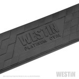 Westin 18-22 Jeep Wrangler JLU 4dr Platinum 4 Oval Nerf Step Bars - Tex. Blk thumbnail 4