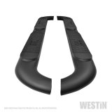 Westin 18-22 Jeep Wrangler JLU 4dr Platinum 4 Oval Nerf Step Bars - Tex. Blk thumbnail 7