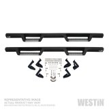 Westin 09-18 RAM 1500 Quad Cab HDX Stainless Drop Nerf Step Bars - Tex. Blk thumbnail 6