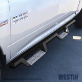 Westin 09-18 RAM 1500 Crew Cab HDX Stainless Drop Nerf Step Bars - Tex. Blk thumbnail 2