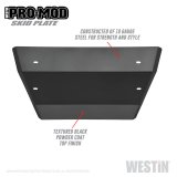 Westin 19-21 Chevrolet Silverado 1500 Outlaw/Pro-Mod Skid Plate - Tex. Blk thumbnail 1