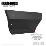 Westin 19-21 Chevrolet Silverado 1500 Outlaw/Pro-Mod Skid Plate - Tex. Blk thumbnail 4