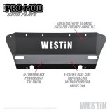 Westin 15-20 Chevrolet Colorado Pro-Mod Skid Plate - Tex. Blk thumbnail 7