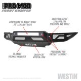 Westin 19-21 Ford Ranger Pro-Mod Front Bumper - Tex. Blk thumbnail 4
