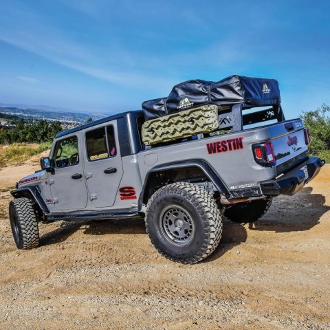 Westin 20-23 Jeep Gladiator Rock Slider - Textured Black thumbnail 8