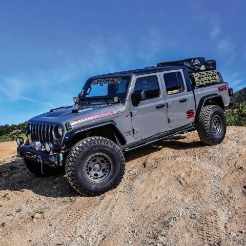 Westin 20-23 Jeep Gladiator Rock Slider - Textured Black thumbnail 9