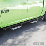 Westin 19-23 1500 Classic CC 5.5ft. Bed HDX Stainless Drop W2W Nerf Step Bars - Tex. Blk thumbnail 1