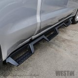 Westin 19-22 GMC Sierra 1500 CC 6.5ft Bed (Excl. 2019 Ltd/LD) HDX Drop W2W Nerf Step Bars - Tex. Blk thumbnail 4