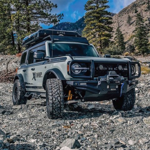 Westin 21-23 Ford Bronco (Excl. Bronco Sport) w/ XTS Front Bumper Brush Guard - Textured Black thumbnail 5