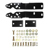 Westin/Fey 72-93 Fleet Side / 97-98 F-250/350HD (Exc. 250LD) Universal Bumper Mount Kit - Black thumbnail 2