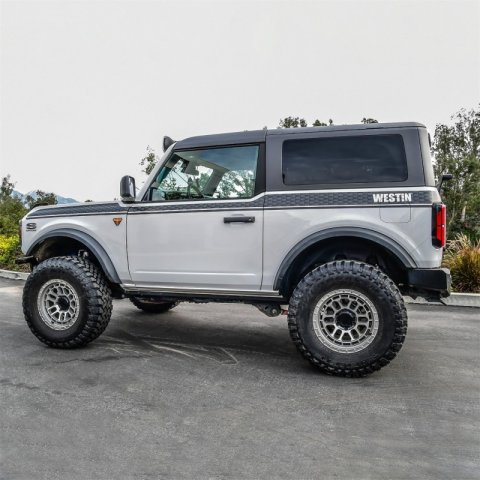 Westin 21-23 Ford Bronco 2dr (Excl. Sport) XTS Pinch Weld Covers - Tex. Blk thumbnail 5