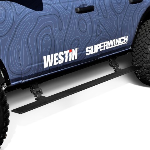 Westin 21-26 Ford Bronco 4dr (Excl. Bronco Sport) Pro-e Running Boards - Tex. Blk thumbnail 2