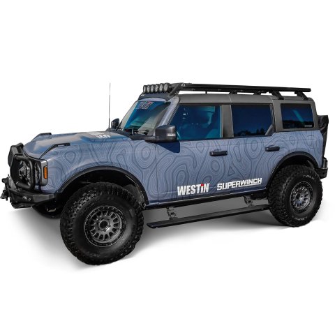 Westin 21-26 Ford Bronco 4dr (Excl. Bronco Sport) Pro-e Running Boards - Tex. Blk thumbnail 4