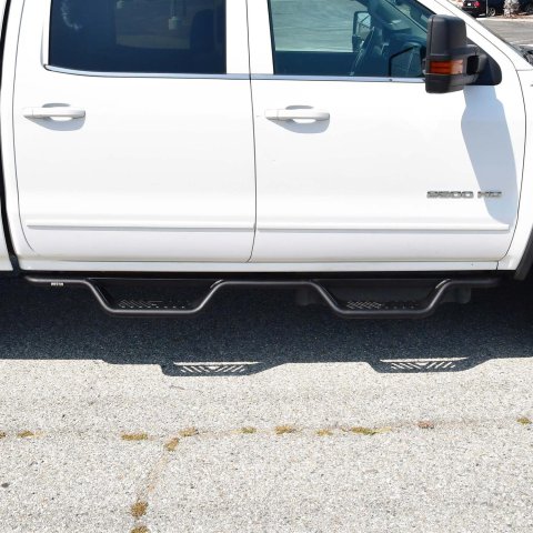 Westin 04-13 Chevrolet Silverado Outlaw Drop Nerf Step Bar - Textured Black thumbnail 3