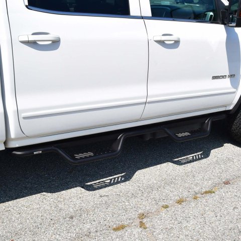 Westin 04-13 Chevrolet Silverado Outlaw Drop Nerf Step Bar - Textured Black thumbnail 4