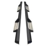 Westin 2024 Toyota Tacoma Double Cab HDX Stainless Drop Nerf Step Bars - Textured Black thumbnail 5