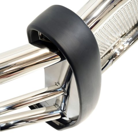 Westin 23-24 F250/350 HDX 1 Piece Grille Guard Polished Stainless Steel thumbnail 4