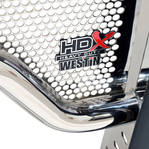 Westin 23-24 F250/350 HDX 1 Piece Grille Guard Polished Stainless Steel thumbnail 5
