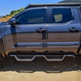 Westin 2024-2026 Toyota Tacoma Dbl Cab Outlaw Drop Nerf Step Bars - Textured Black thumbnail 6