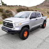 Westin 07-21 Toyota Tundra CrewMax Pro-e Electric Running Boards - Textured Black thumbnail 1