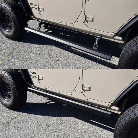 Westin 07-18 Jeep Wrangler JK Unlimited Pro-e Electric Running Boards - Textured Black thumbnail 3