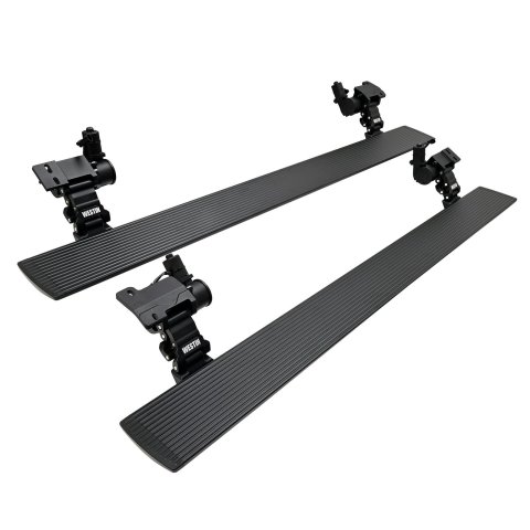 Westin 07-18 Chevrolet Silverado Crew Cab Pro-e Electric Running Boards - Textured Black