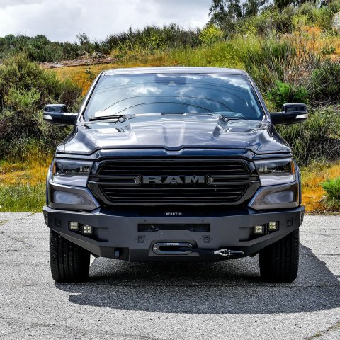 Westin 19-24 Dodge Ram 1500(Excl Classic) Pro-Series Front Bumper - Textured Black thumbnail 1