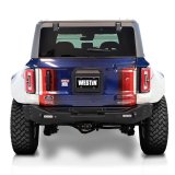 Westin 21-25 Ford Bronco (Excl. Sport) Spare Tire Delete Plate - Tex. Blk thumbnail 5