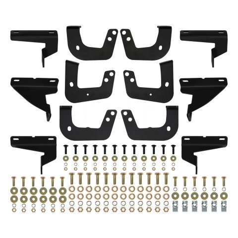 Westin 07-18 Jeep Wrangler JK Unlimited Outlaw Drop Nerf Step Bars - Textured Black
