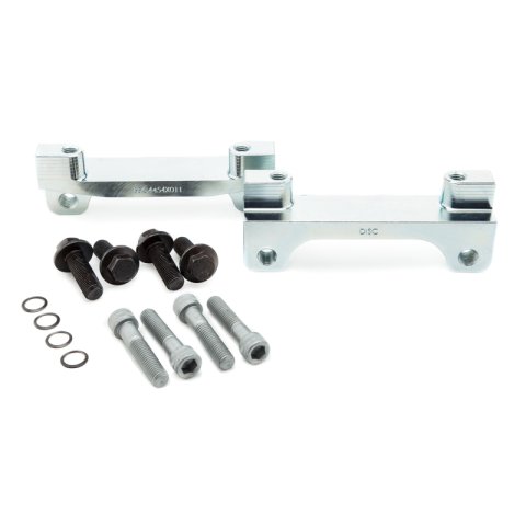 Alcon 2007+ Jeep JK 350x32mm Rotors 4-Piston Red Calipers Front Brake Upgrade Kit thumbnail 3