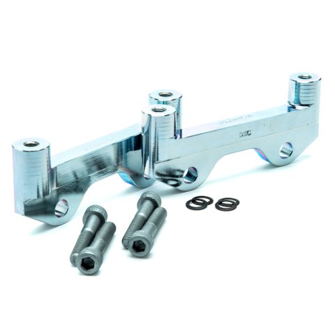 Alcon 2007+ Jeep JK w/ 6x5.5in Hub 355x22mm Rotor 4-Piston Calipers Rear Brake Upgrade Kit - Red thumbnail 2