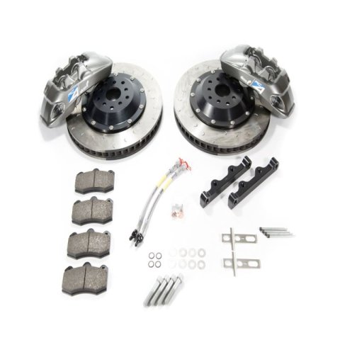Alcon 2009+ Nissan GT-R R35 380x33mm Rotor 4 Piston Caliper RC4 Rear Axle Kit - Red thumbnail 1