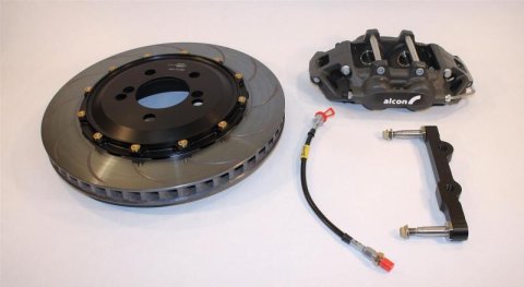 Alcon BMW F8X 4 Piston 355x28mm Rear Race Kit - Anodized thumbnail 1