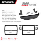 Go Rhino 19-20 Chevrolet Silverado 1500 3000 Extreme Series StepGuard - Textured Black thumbnail 5