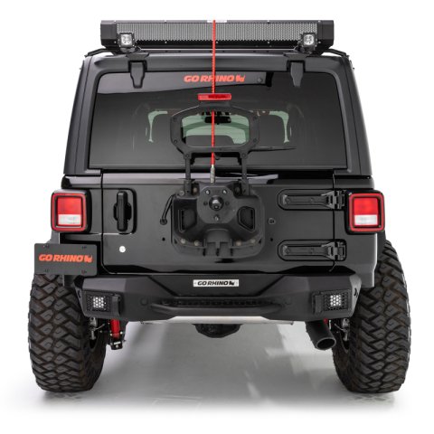Go Rhino 18-20 Jeep Wrangler JL/JLU Rockline Rear Stubby Bumper thumbnail 8