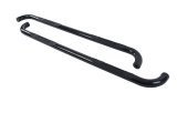 Go Rhino 01-13 Chevrolet Silverado 2500HD/3500 4000 Series SideSteps - Cab Length - Black thumbnail 2