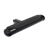 Go Rhino 4in Oval Hitch Step - Black thumbnail 1