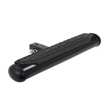 Go Rhino 4in Oval Hitch Step - Black thumbnail 2