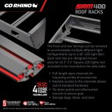 Go Rhino SRM 400 Roof Rack - 68in thumbnail 6