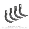 Go Rhino 19-20 Chevrolet Silverado 1500 Brackets for OE Xtreme Cab Length SideSteps thumbnail 5