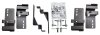 Go Rhino 14-15 Kia Sorento Brackets for OE Xtreme Cab Length SideSteps thumbnail 4