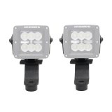 Go Rhino 18-20 Jeep Wrangler JL/JLU/Gladiator JT Light Mount - 3in Cube thumbnail 2