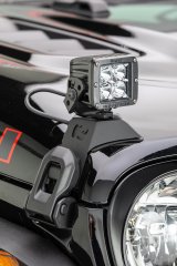 Go Rhino 18-20 Jeep Wrangler JL/JLU/Gladiator JT Light Mount - 3in Cube thumbnail 5