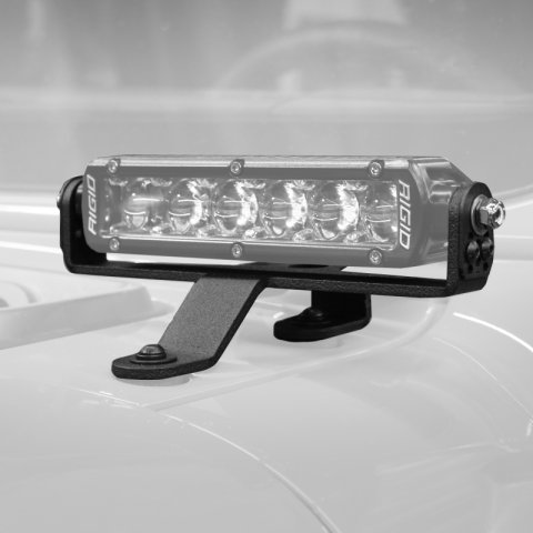 Go Rhino 18-20 Jeep Wrangler JL/JLU/Gladiator JT Light Mount - Two 6in Single Tow thumbnail 7