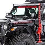 Go Rhino 18-20 Jeep Wrangler JL/JLU/Gladiator JT Light Mount - 6in Q4 Series thumbnail 5